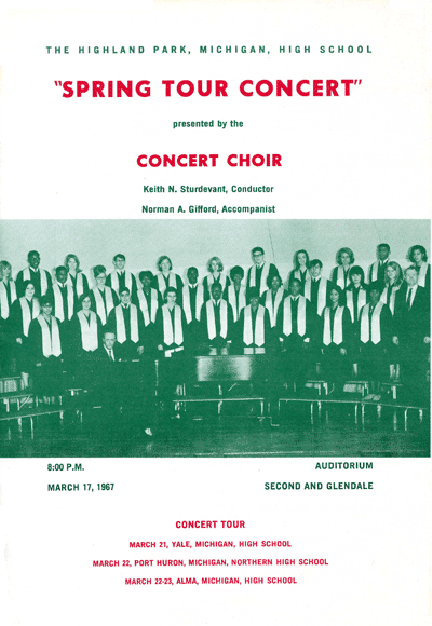 picture of 1967 Spring Program