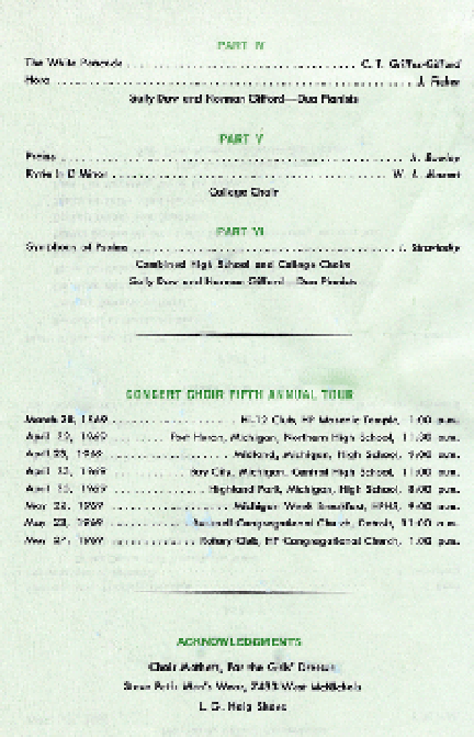 picture of 1968 Spring Program